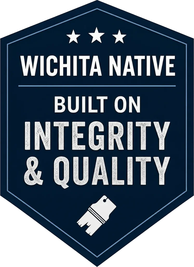 Summit Home Improvement integrity and quality badge representing trusted local remodeling services in Wichita.